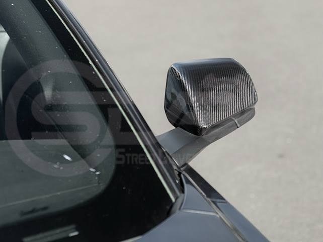 2015-2023 FORD MUSTANG S550 | CARBON FIBER SIDE MIRROR CAP COVER PAIR